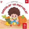 Hareketli Kitap 3D Küçük Kaşif  Sebzeler Ve Meyveler