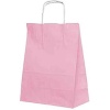 Kullan At Market Roll-Up Kraft Çanta Pembe Büyük Boy 31X41Cm 25Li