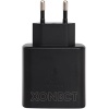 Xonect - Type-C Çıkışlı 25W Siyah Hızlı Şarj Adaptörü