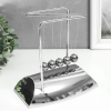 Krom Kaplamalı Newton Denge Topları - Newtons Cradle Metal Sarkaç