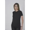 Gögüs Fileli Slim Fit T-Shirt - Siyah