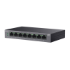 Ls108Gp, Green Tech, 8 Port Gigabit, 8 Port Poe, 62W, Yönetilemez, Metal Kasalı Switch