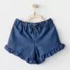 Andywawa Ac25938 Casual Bebek Şort İndigo
