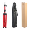 Kuaför Eğitim Mankeni İçin Metal Tripod / Kırmızı + Taşıma Çantası