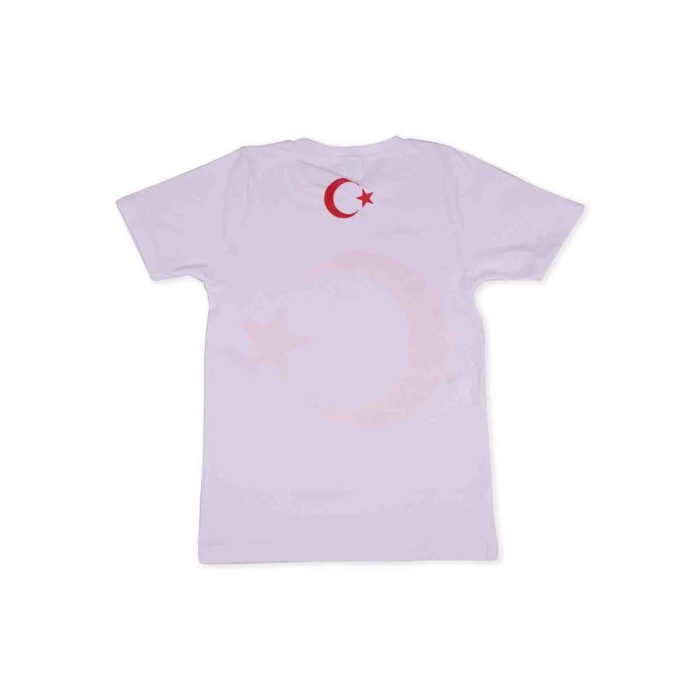 Bayrak Baskılı Çocuk T-Shirt Kod/renk: Beyaz