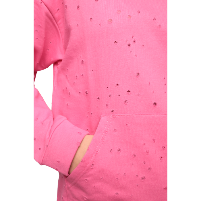 Kapşonlu Kadın Sweatshirt 0150 Kod/renk: Pembe