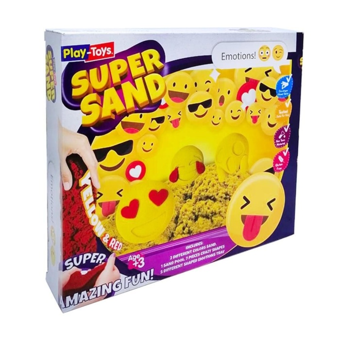 Play-Toys Emoji Oyun Kumu Süper Sand Seti