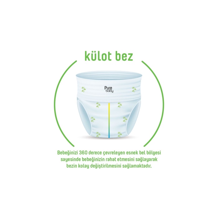 Sleepy Pure Organik Külot Bez Jumbo 4 Beden 7-16 Kg 48 Adet