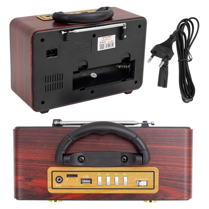 Mv-110Bt Usb/sd/fm/bluetooth Destekli Nostaljik Radyo