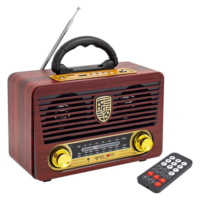 Mv-115Bt Usb/sd/fm/bluetooth Destekli Nostaljik Radyo