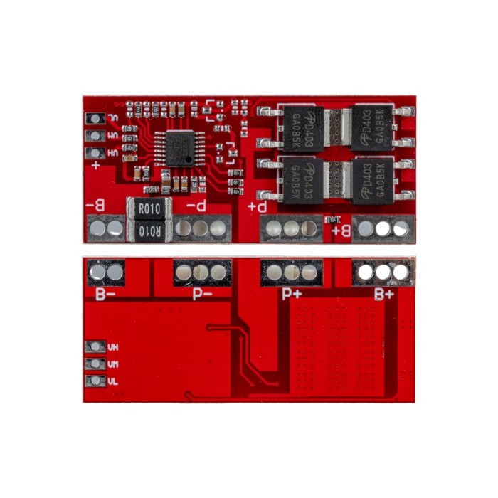 Bms-23898 4S 30A Bms Devresi Lityum Batarya Şarj Modülü 50X22X3.5Mm