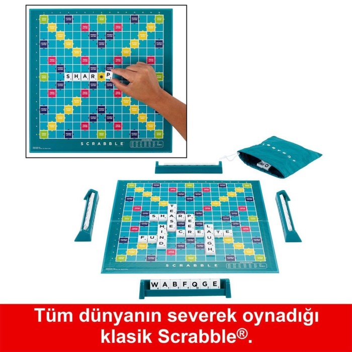 Hxv98 Scrabble Orijinal Ikisi Bir Arada Türkçe