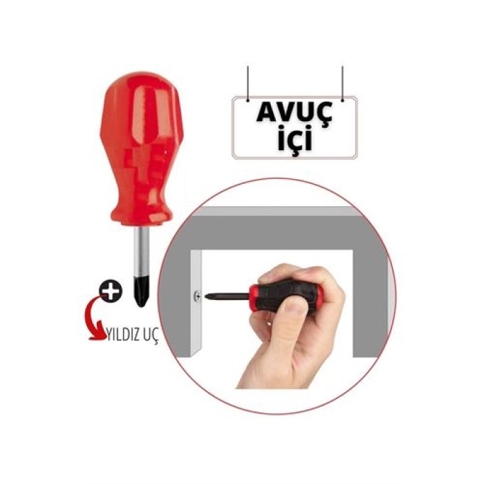 Avuçiçi Yıldız Uçlu Tornavida High-Torque