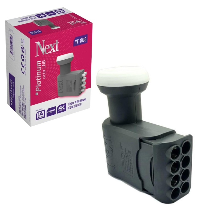 Next Ye-808 8Li Lnb (Octo) Platinium 0.1Db 3D Fhd 4K