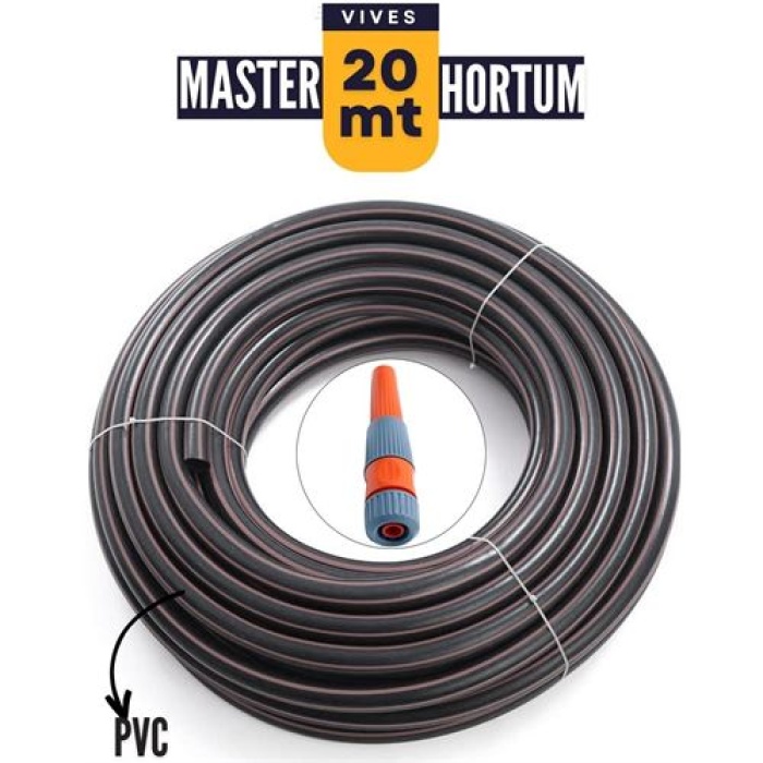 20 Metre Master Bahçe Hortumu Sulama Aparatı Hediyeli