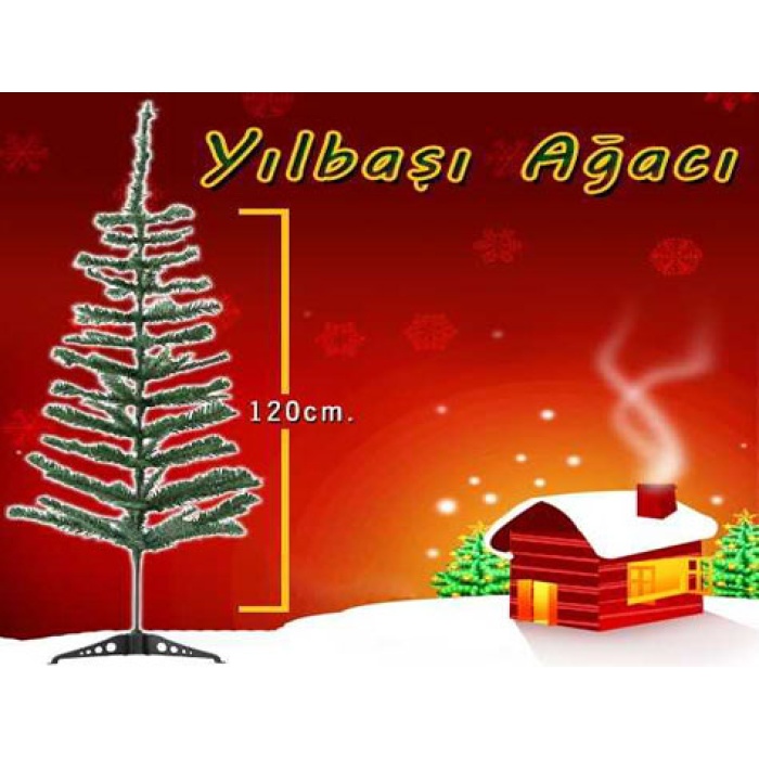 Yılbaşı Çam Ağacı Gür Dallar 120 Cm (8585)