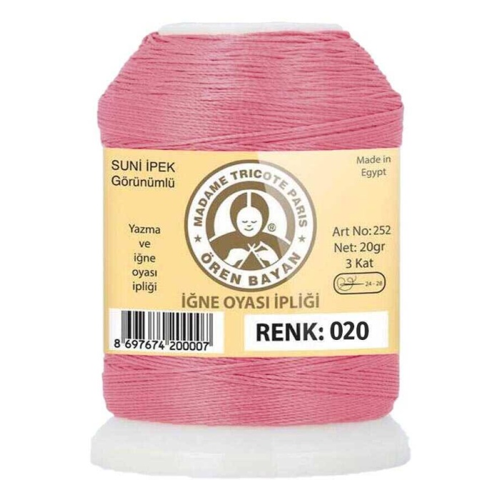 Suni Ipek Oya Ipliği 20 Gr Kod/renk: 020