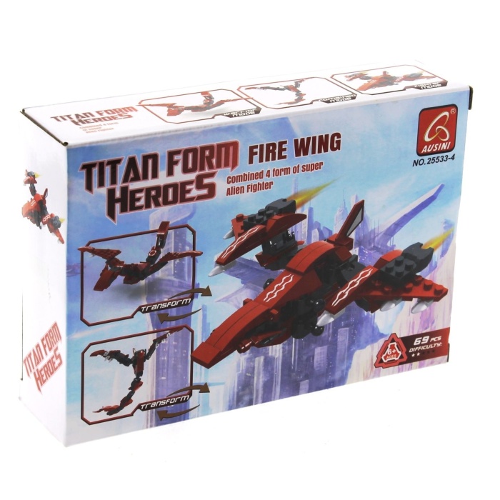 Titan Uzaylı Savaşçı -4 Fire Wing 69 Parça