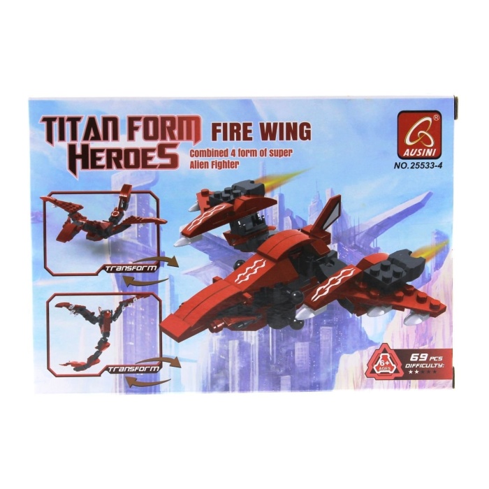 Titan Uzaylı Savaşçı -4 Fire Wing 69 Parça