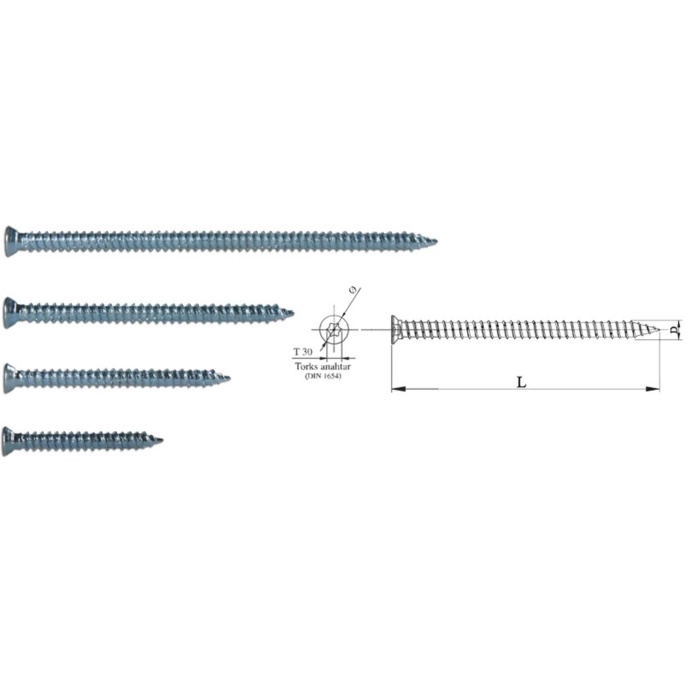 Buldex Vida 7,5X150 Dubelsiz Vida 15 Cm 10 Adet