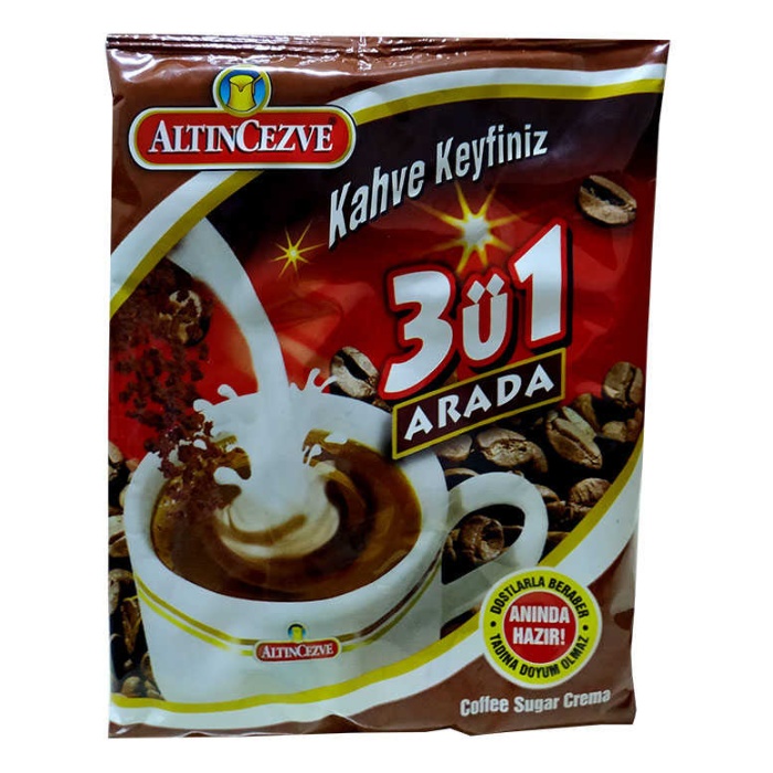 3 Ü 1 Arada Hazır Kahve 250 Gr - Üçü Birarada