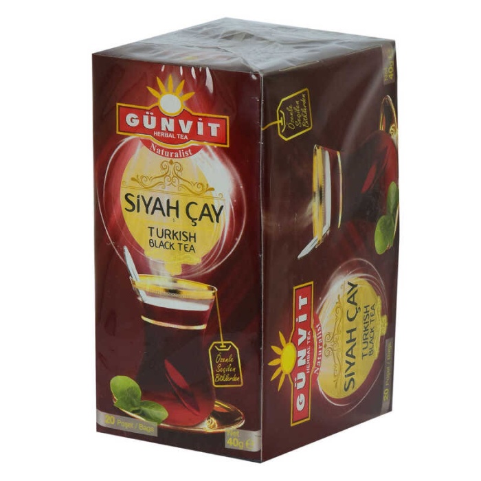 Siyah Çay 2 Gr X 20 Süzen Poşet 40 Gr