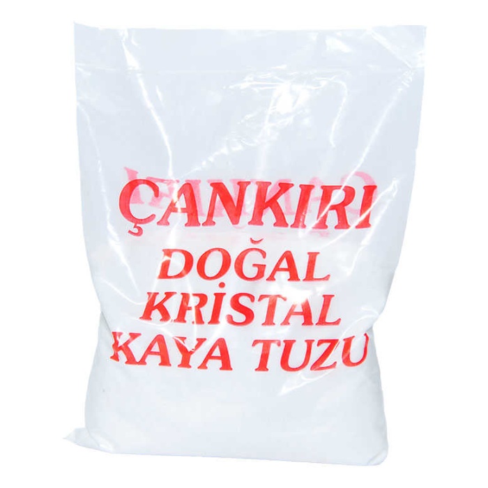 Yemeklik Doğal Kristal Kaya Tuzu Öğütülmüş Çankırı Beyaz 1000 Gr