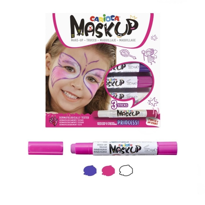 Mask Up Yüz Boyası 3 Renk Princess