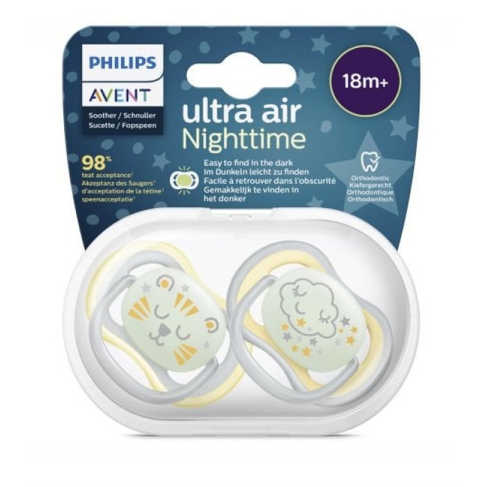 Philips Avent Ultra Air Gece Emziği 18+ Ay