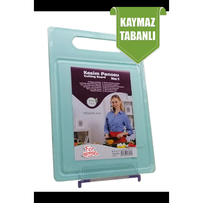 Kesme Tahtası Kaydırmaz Plastik Kesme Sunum Tahtası Pratik Kesim Panosu 160X245 Mm Turk-Fr-107