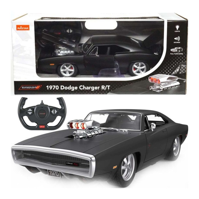 99010 1970 Dodge Charger R/t Sesli Ve Işıklı Uzaktan Kumandalı Araba