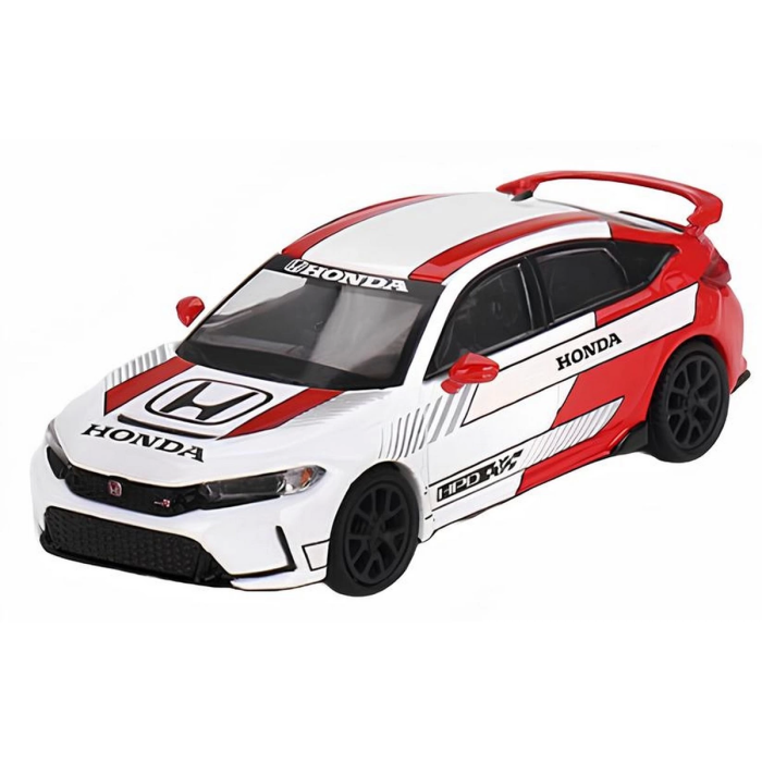 1/64 Honda Civic Type R #2 2023 Pace Car White