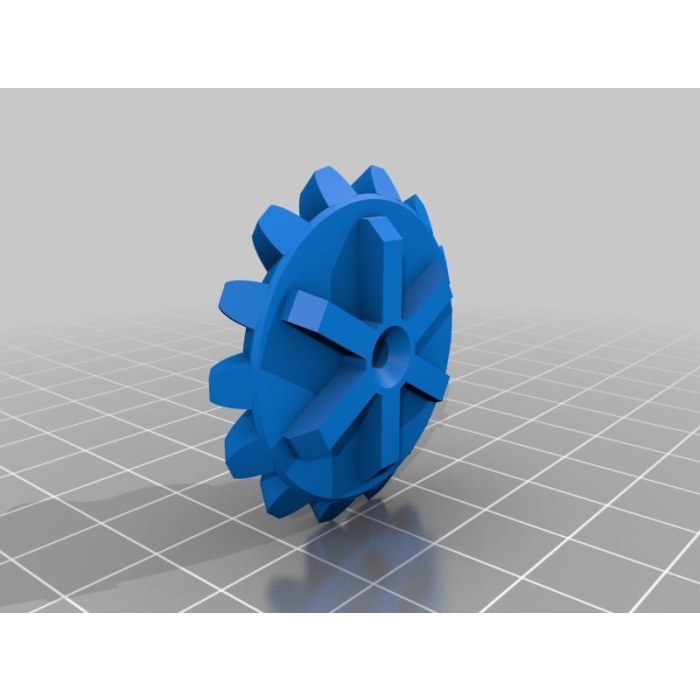 Octahedron Bevel Gear Fidget Spinner