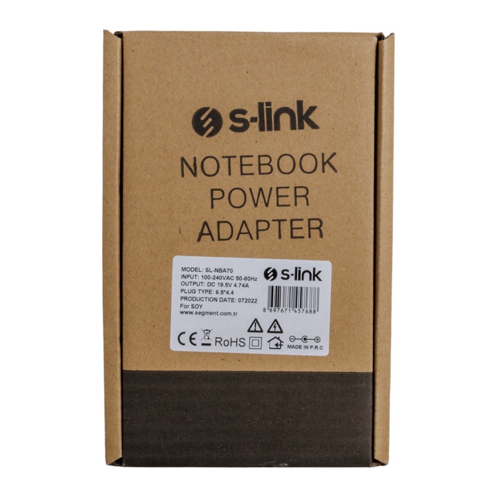 Sl-Nba70 90W 19.5 Volt 4.74 Amper 6.5X4.4 Uçlu Sony Notebook Adaptör ( Led Tv) (4172)