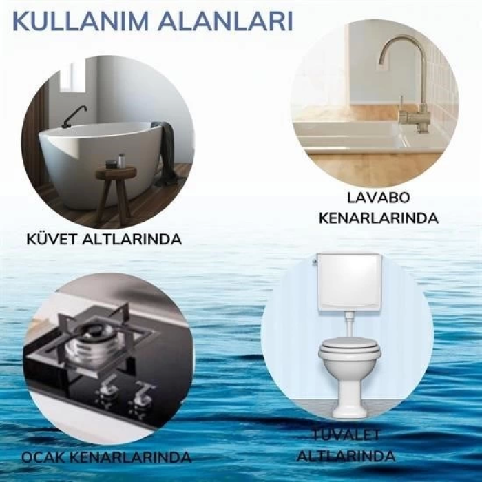 Su Sızdırmaz  Banyo Mutfak Lavabo Küvet İzolasyon Şerit Bant