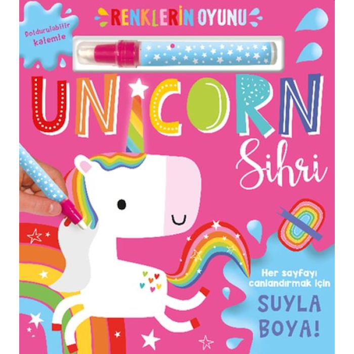 Renklerin Oyunu – Unicorn Sihri (Su Doldurulabilir Kalemli)