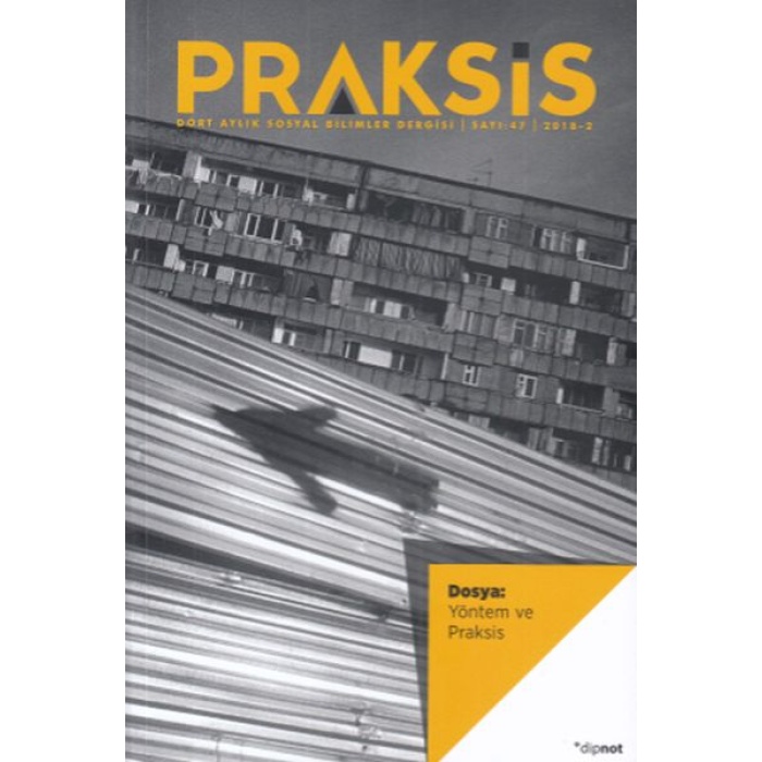 Praksis Sayı 47: Yöntem Ve Praksis