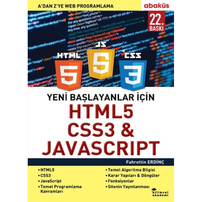 Yeni Başlayanlar İçin Html5, Css3 Ve Javascript - A ’Dan Z’ye Web Programlama