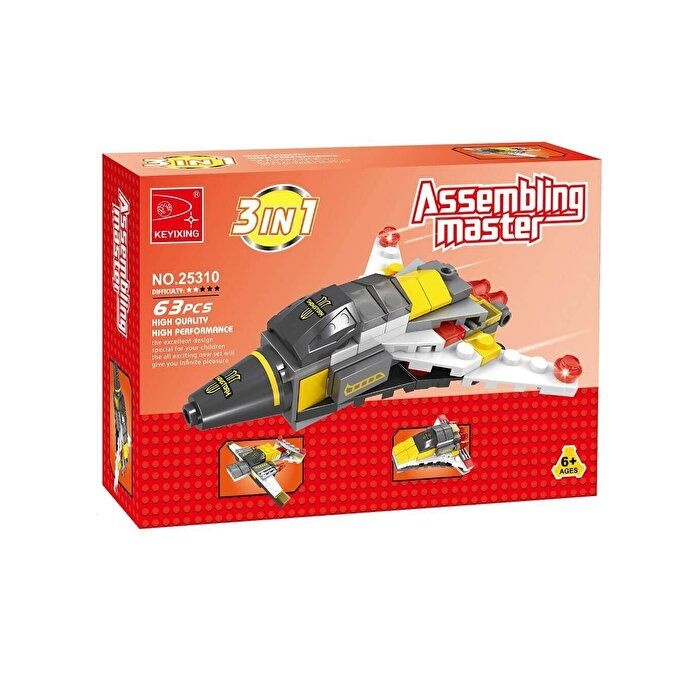 Assembling Master 3 In 1 63 Parça Uzay Araçları