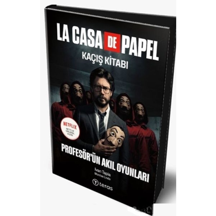 La Case De Papel Kaçış Kitabı - Profesörün Akıl Oyunları (Ciltli) (Maske Hediyeli)