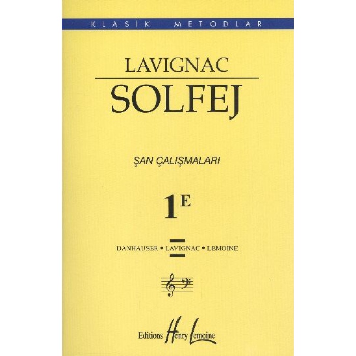 Lavignac Solfej 1E Şan Çalışmaları