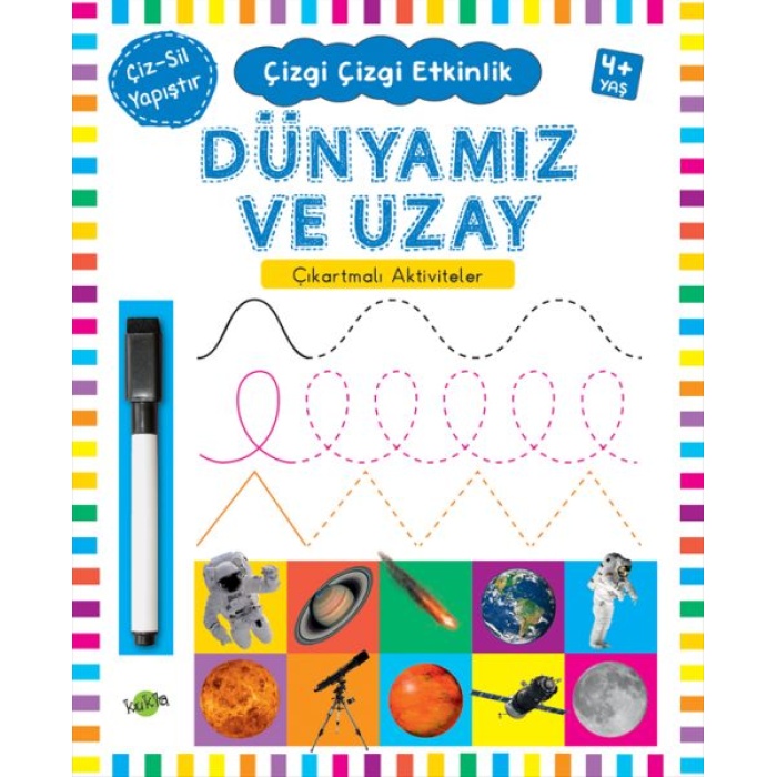 Çizgi Çizgi Etkinlik - Dünyamız Ve Uzay (4+ Yaş)