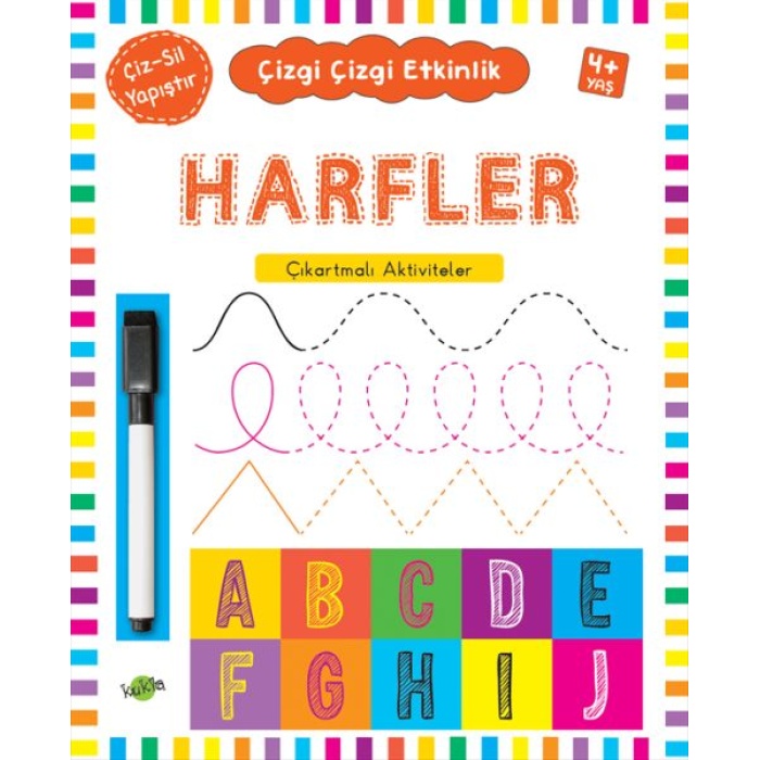 Çizgi Çizgi Etkinlik - Harfler  (4+ Yaş)