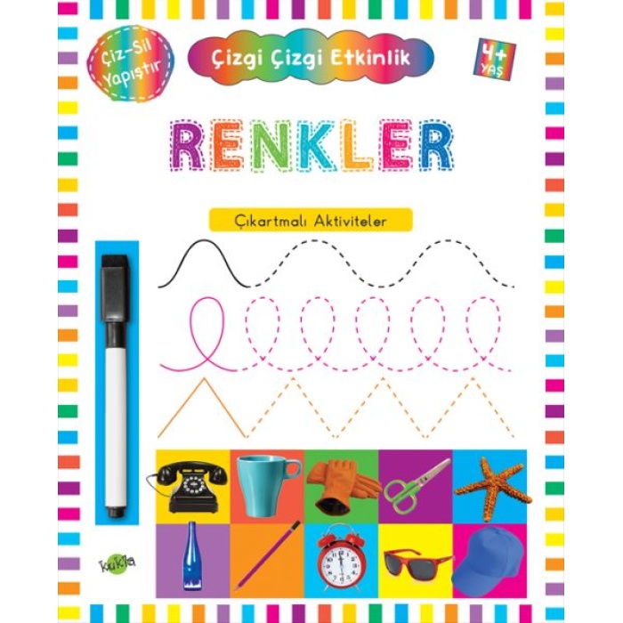 Çizgi Çizgi Etkinlik - Renkler (4+ Yaş)