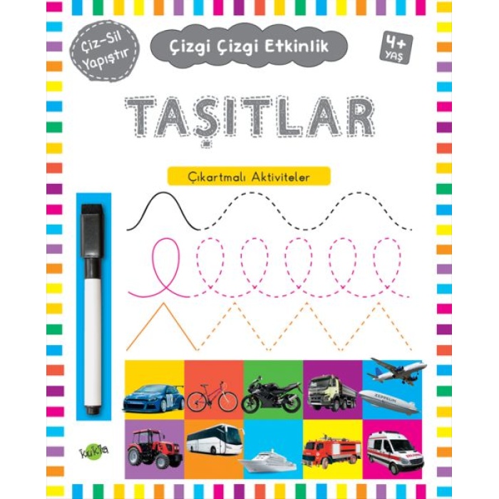 Çizgi Çizgi Etkinlik - Taşıtlar (4+ Yaş)