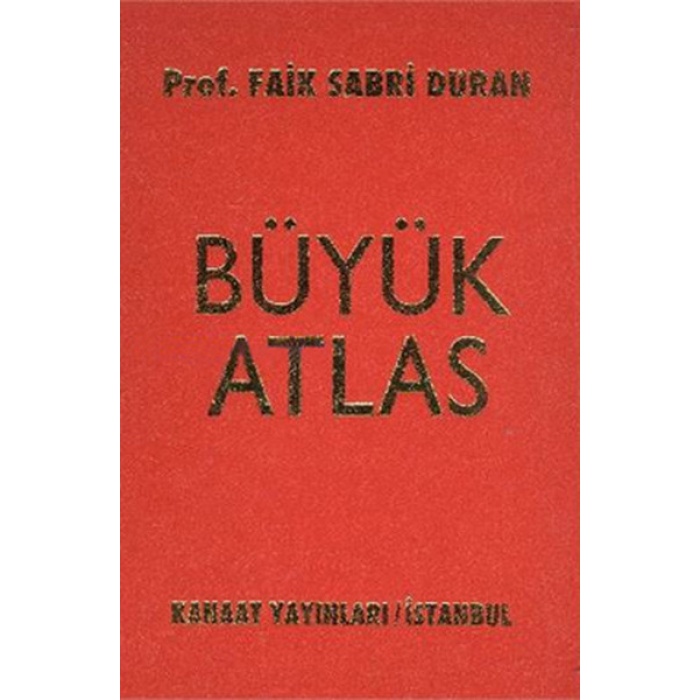 Kanaat Büyük Atlas (Ciltli)