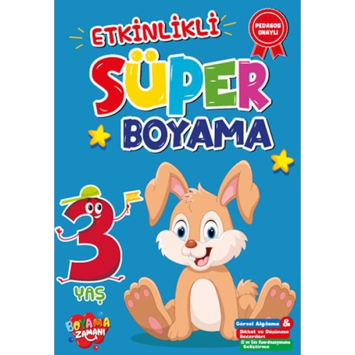 Etkinlikli Süper Boyama 3 Yaş