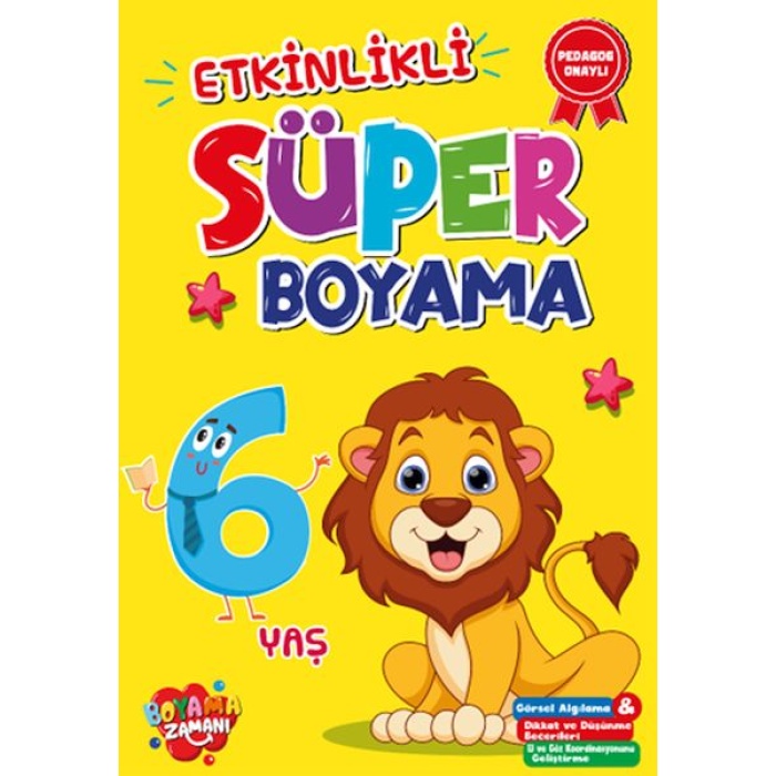 Etkinlikli Süper Boyama 6 Yaş