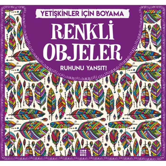 Renkli Objeler - Yetişkinler İçin Boyama