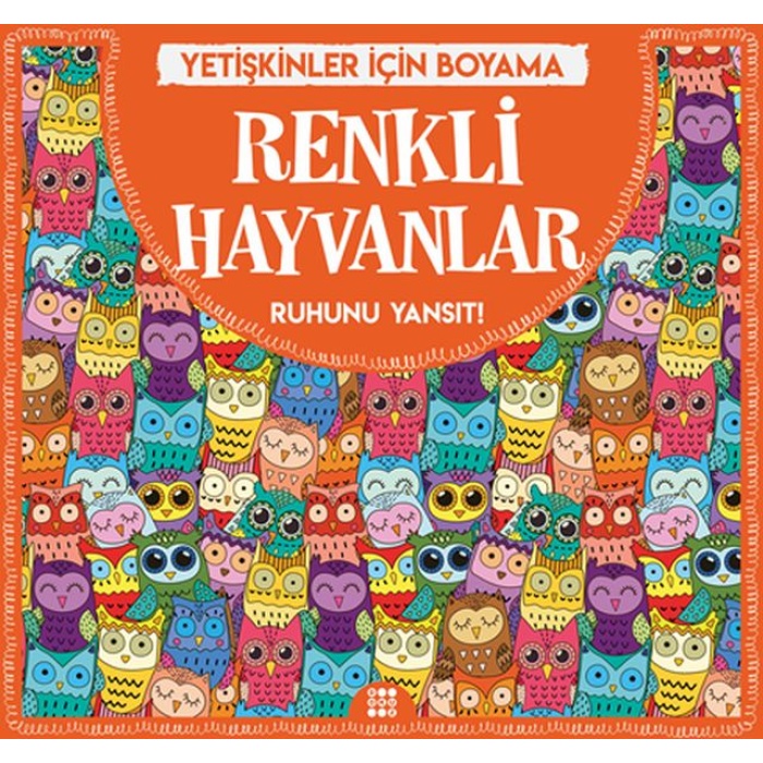 Renkli Hayvanlar - Yetişkinler İçin Boyama